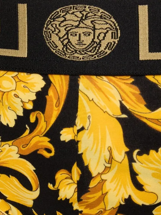 Versace   Barocco print stretch cotton briefs 